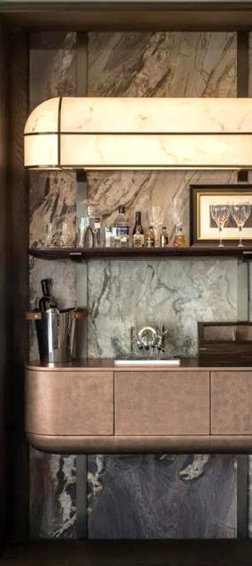 Marble bar detail