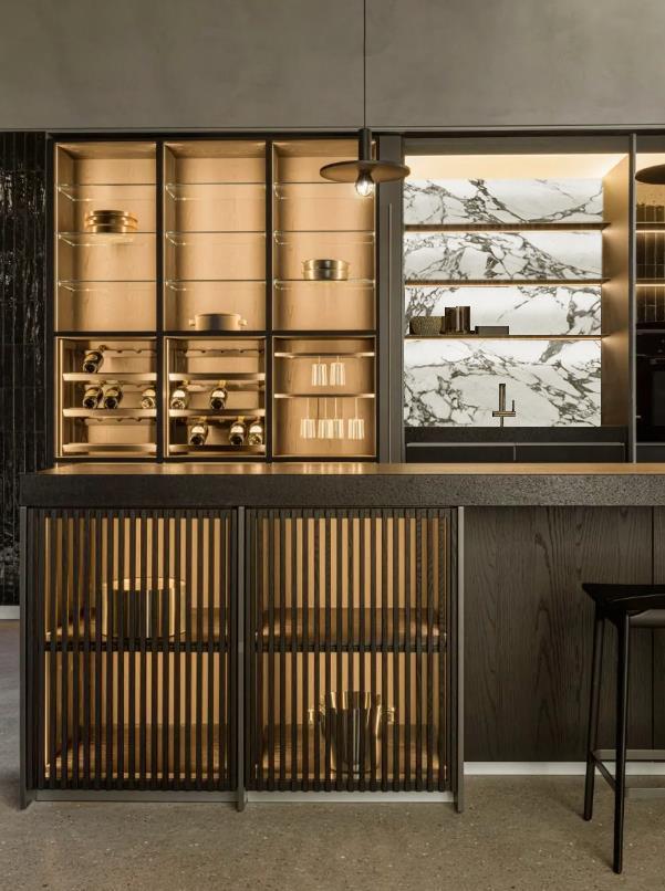 Kitchen cabinetry detail